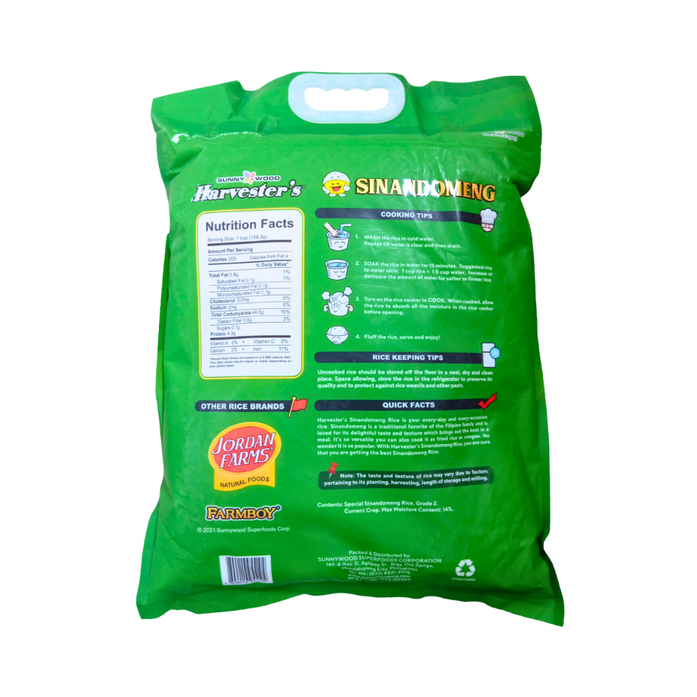 Sindbadeng Rice Harvester's Sinandomeng Rice 5kg