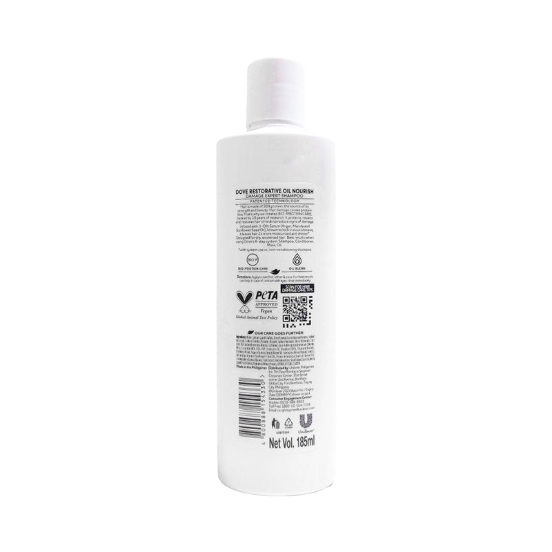 Dove Shampoo Nourishing Oil Care 185ml