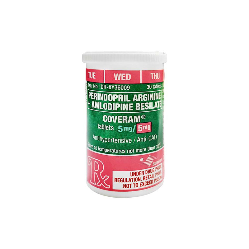 Coveram 5mg/5mg Tablet 1's