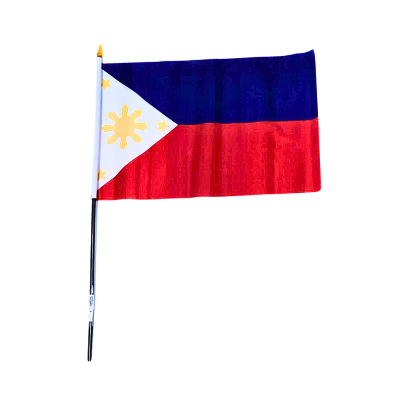 Philippine Flag With Stand 28x20cm