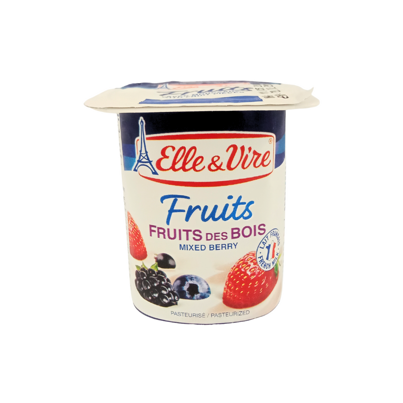 Elle n' Vire Yogurt With Fruit Mixed Berry 125g