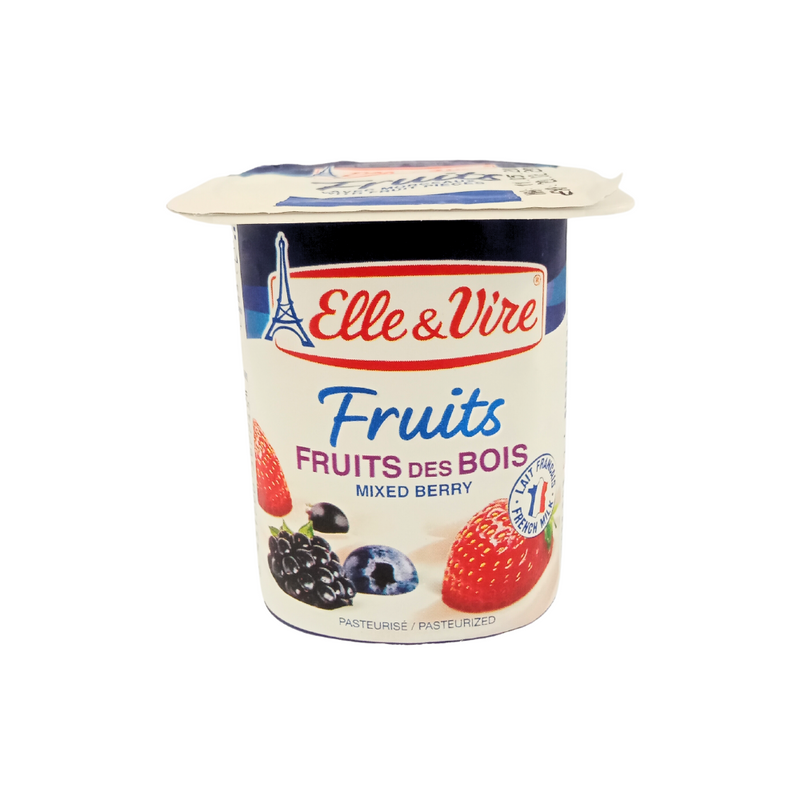 Elle And Vire Yogurt With Fruit Mixed Berry 125g