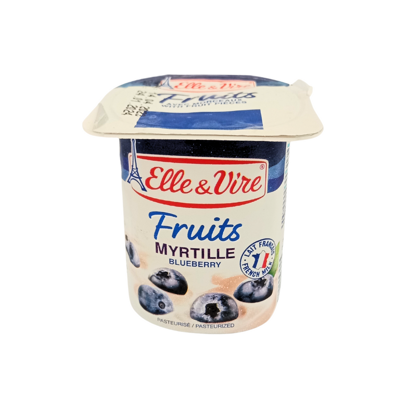 Elle n' Vire Yogurt With Fruit Blueberry 125g