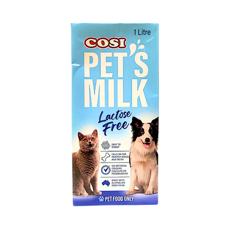 Cosi Pet's Milk Lactose Free 1L