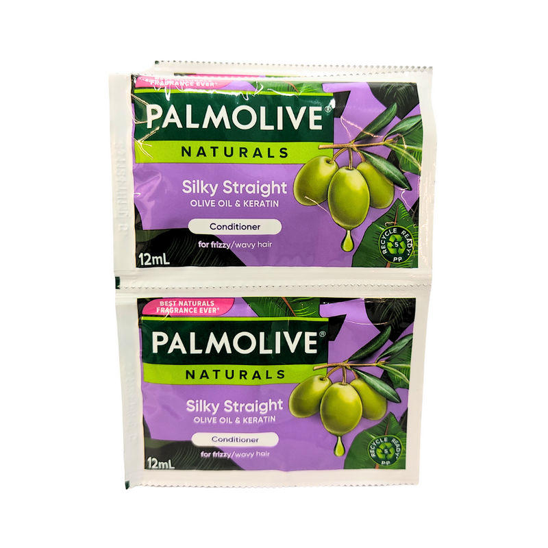Palmolive Naturals Conditioner Silky Straight 12ml x 12's
