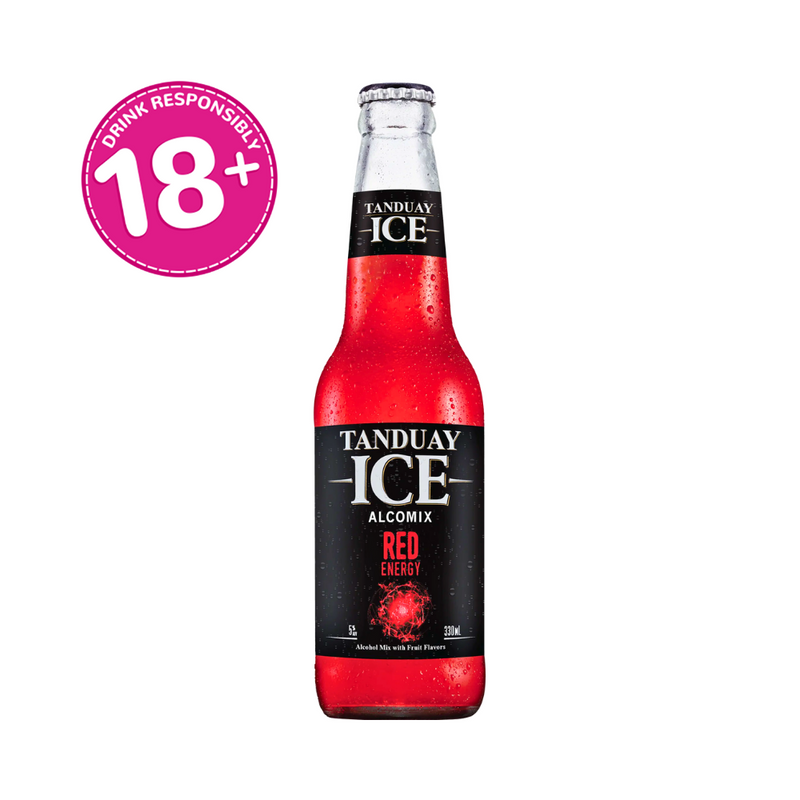 Tanduay Ice Red Mirage Bottle 330ml