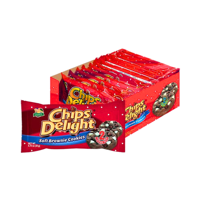 Chips Delight Soft Brownie Cookies 28g x 12's