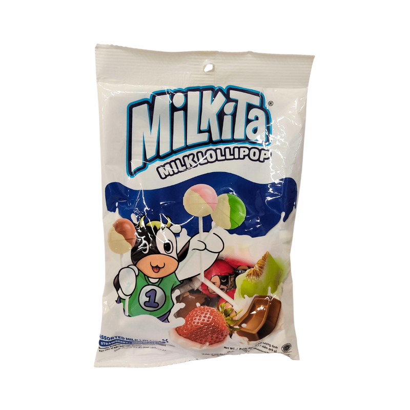 Milkita Milk Lollipop Assorted 15's