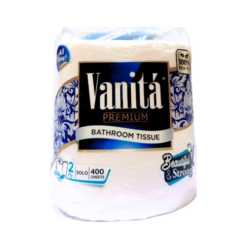 Vanita Bathroom Tissue 2Ply 1 Roll