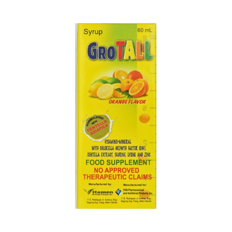 Grotall Syrup Orange Flavor 60ml