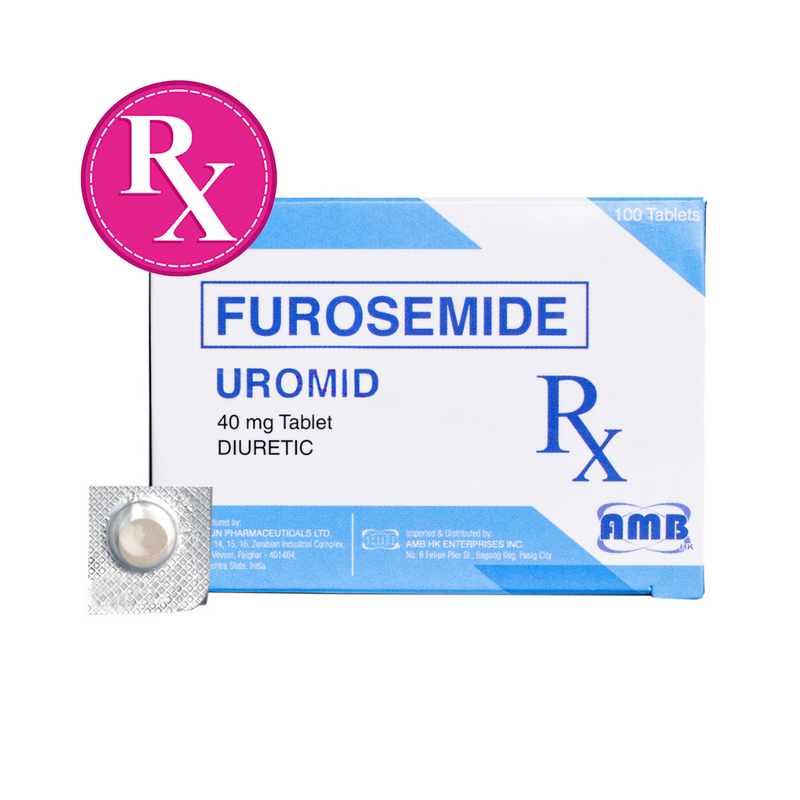 Uromid Furosemide 40mg Tablet By 1's
