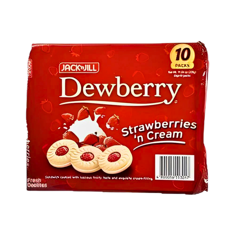 Dewberry Cookies Strawberries 'n Cream 33g x 10's