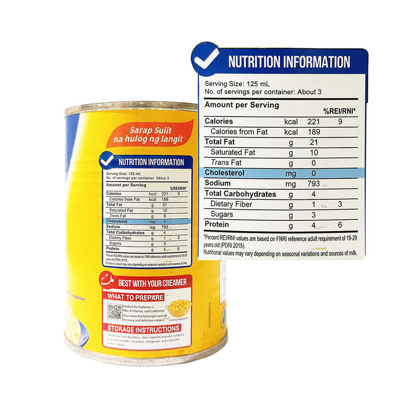 Angel Kremqueso Cheesy Cooking Creamer 370ml