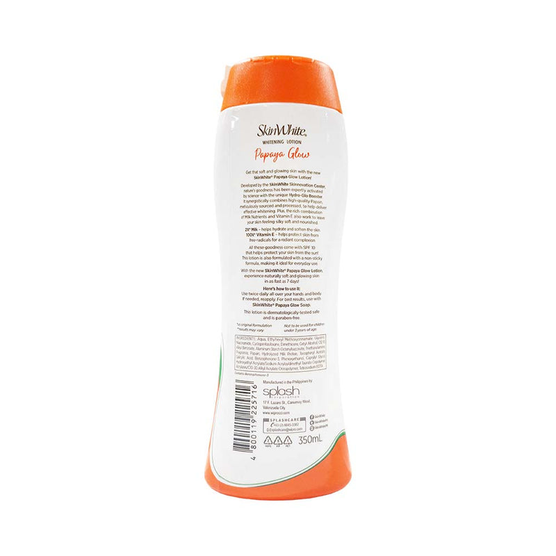 Skin White Whitening Lotion Papaya Milk SPF 10 350ml