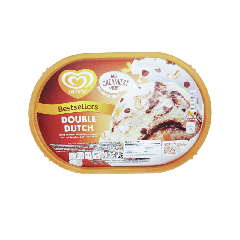 Selecta Supreme Ice Cream Double Dutch 750ml