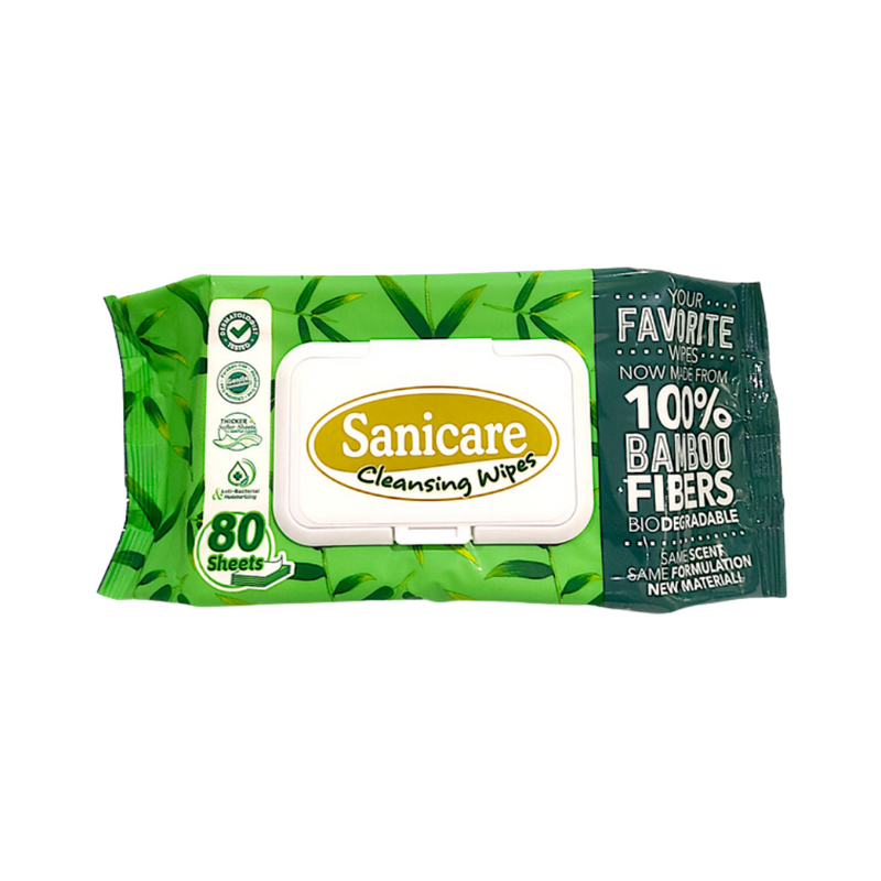 Sanicare Cleansing Wipes 80's