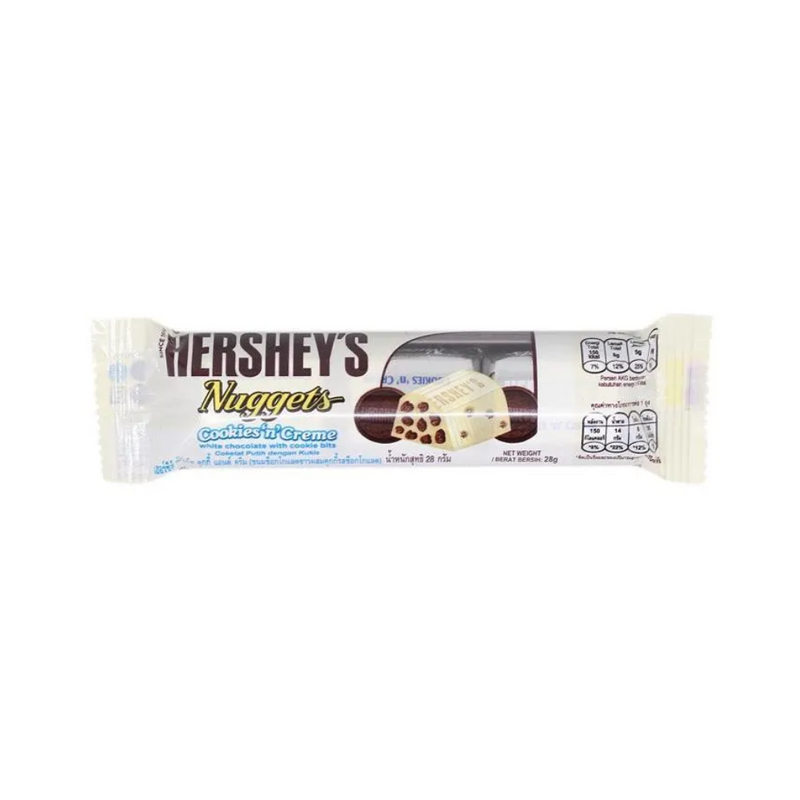 Hershey's Chocolate Nuggets Cookies n' Creme 28g