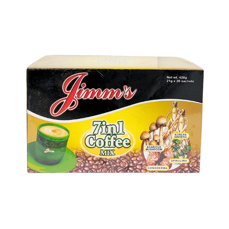 Jimm's 7 in 1 Coffee Mix 21g x 20 Sachets
