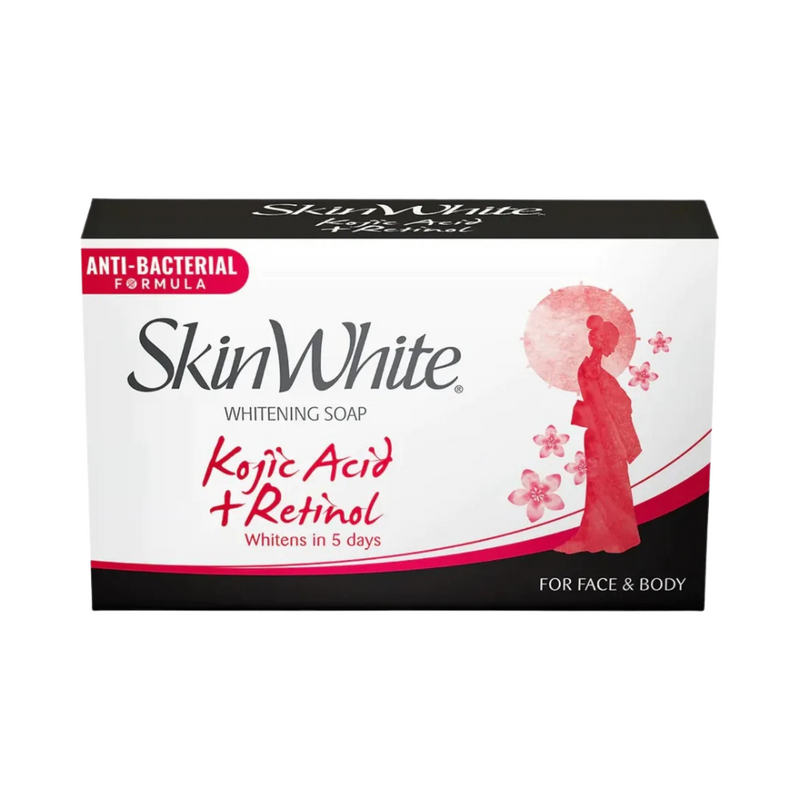 Skin White Whitening Soap Kojic Acid + Retinol 90g