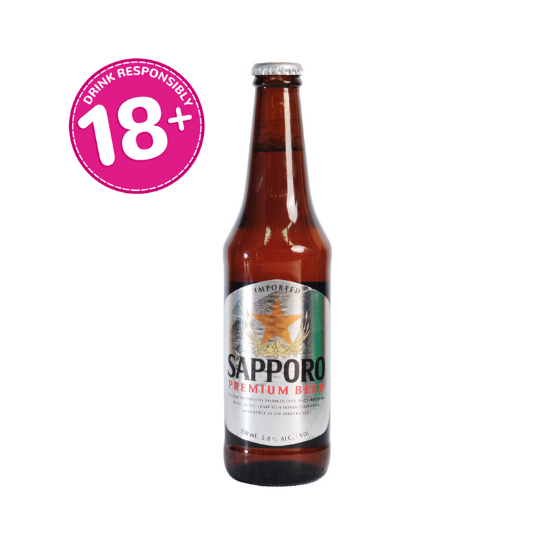 Sapporo Premium Beer Bottle 330ml