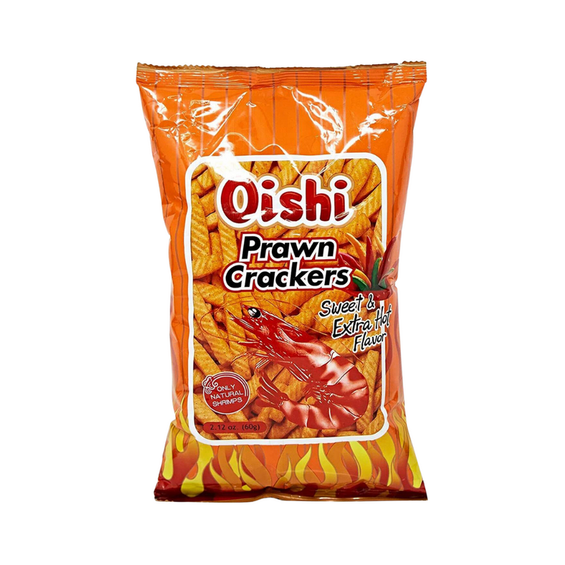 Oishi Prawn Crackers Sweet N' Extra Hot Flavor 60g