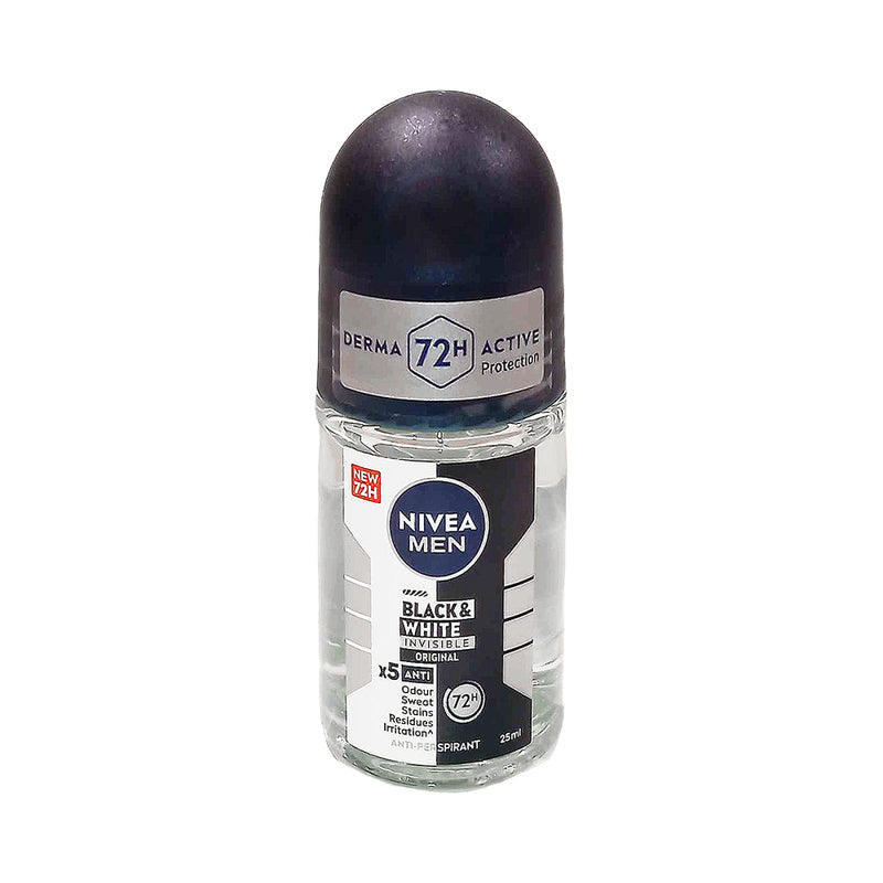 Nivea Invisible Black And White Deodorant Roll On Power 25ml