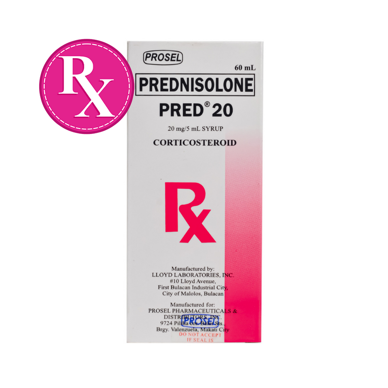 Pred 20 Prednisolone 20mg Syrup 60ml