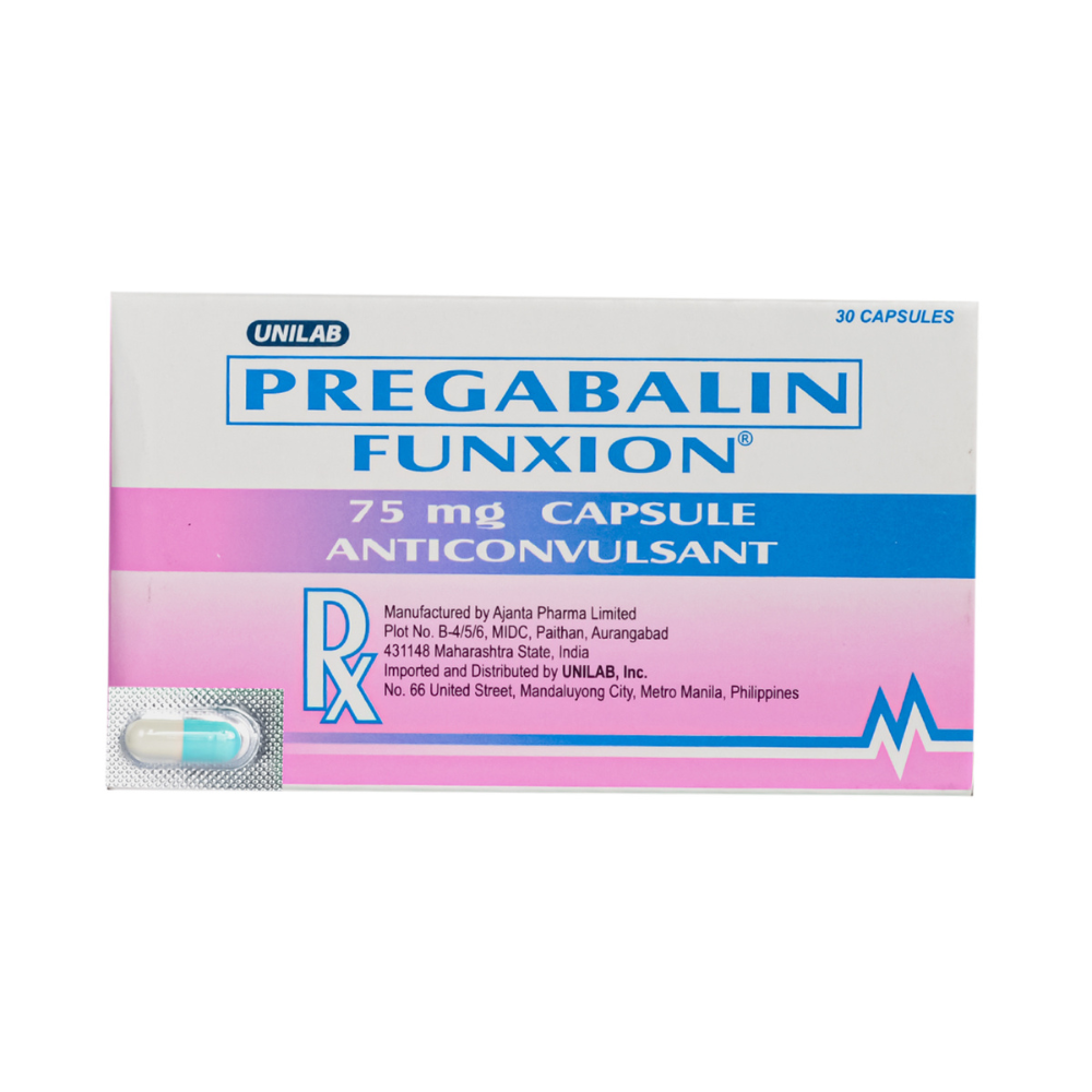 Funxion 75 Funxion Pregabalin 75mg Capsule By 1's