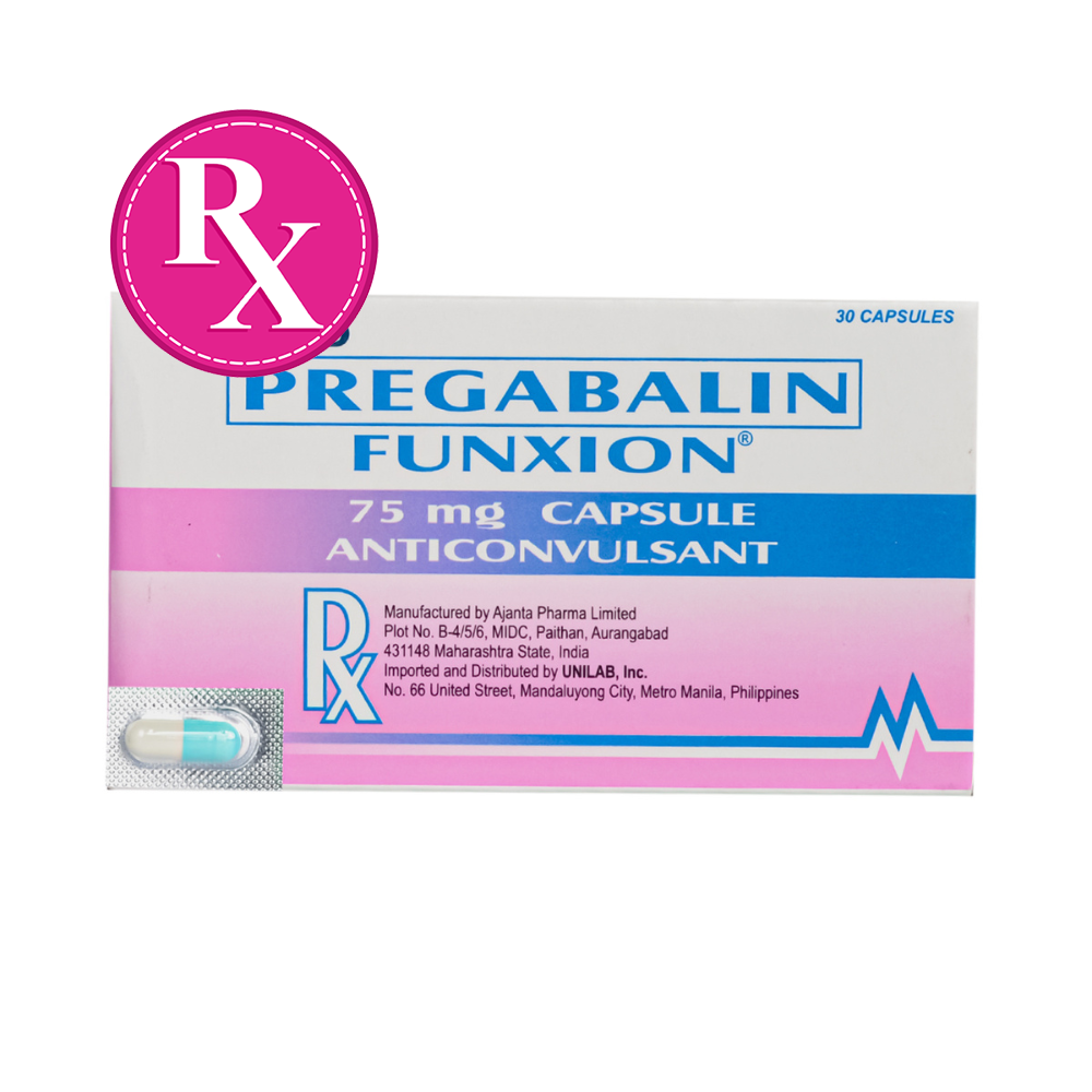 Funxion 75 Funxion Pregabalin 75mg Capsule By 1's