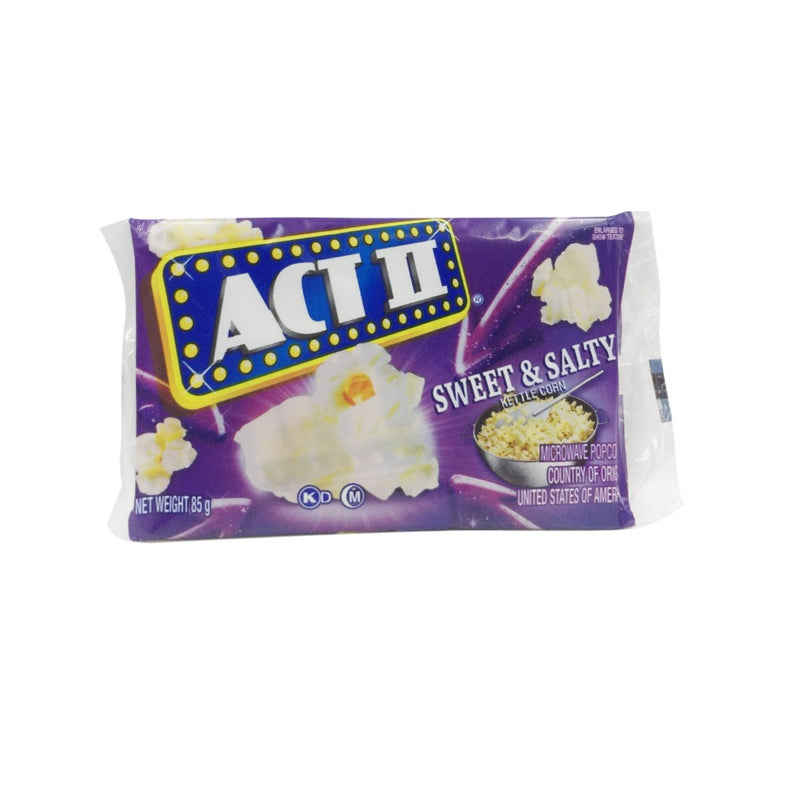 ACT II Popcorn Kettle Corn Flavour 85g