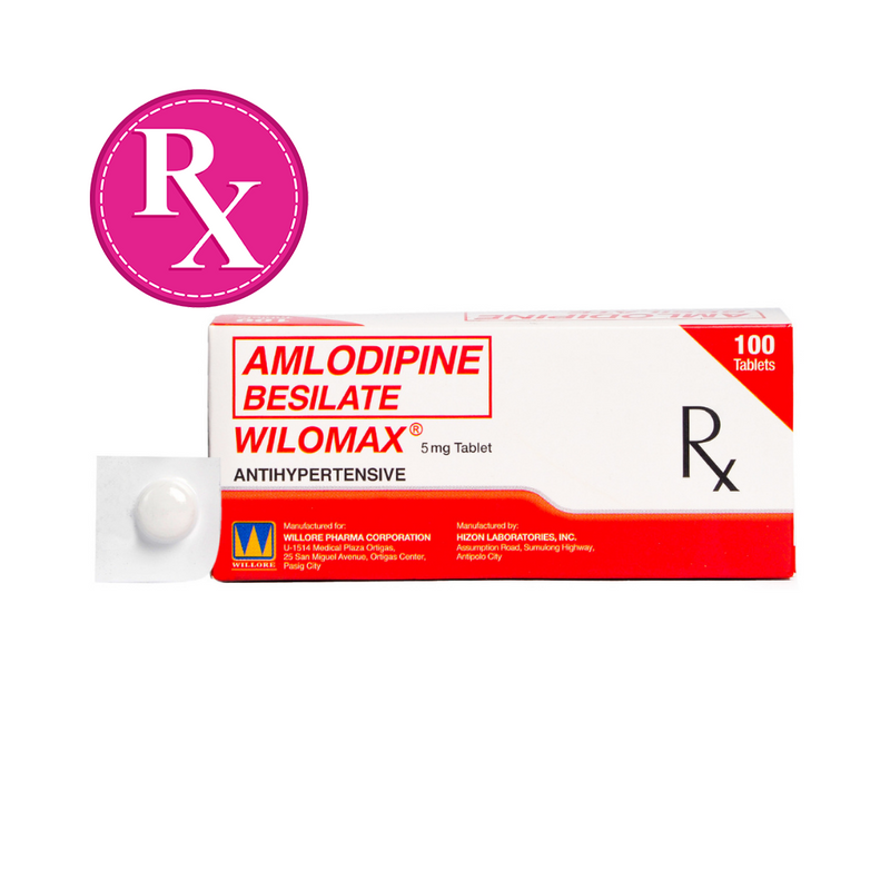Wilomax Amlodipine Besilate 5mg Tablet By 1's