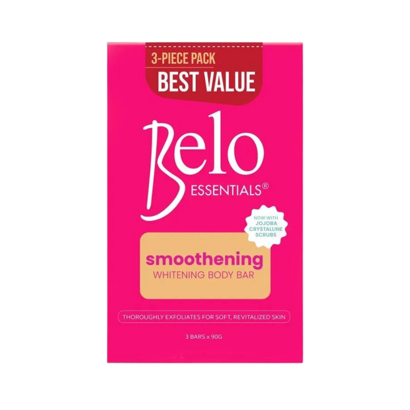 Belo Smoothening And Whitening Body Bar 90g x 3's