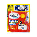 Sisters Family Pack Silk Floss Regular Maxi 12's x 2 Pack With Pantyliner 8's