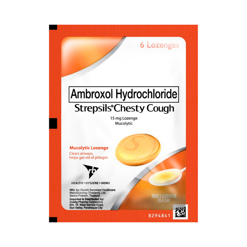 Strepsils Chesty Cough 15mg Lozenge 6's