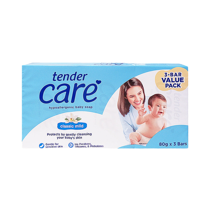 Tender Care Baby Soap Classic Mild 80g x 3's