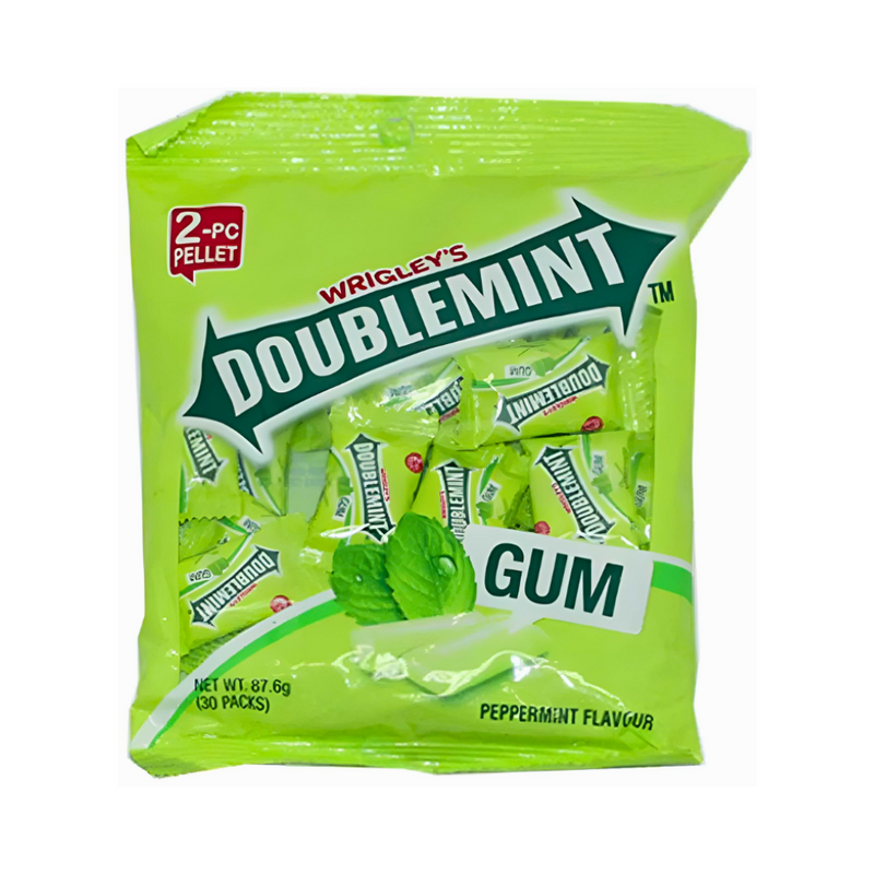 Doublemint Gum 2pc Pellet Bag 30's