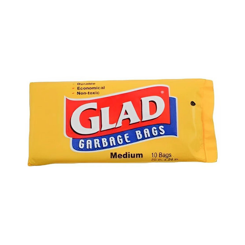Glad Garbage Bags Medium 10's