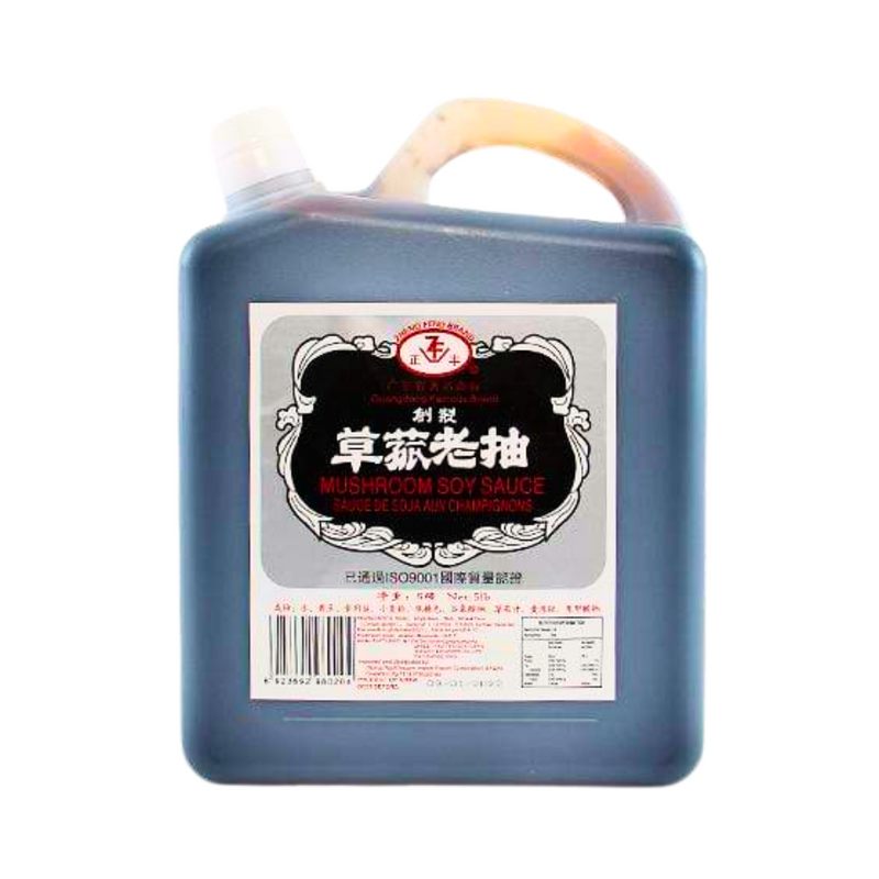 Zheng Feng Mushroom Dark Soy Sauce 1.79L (5lbs)