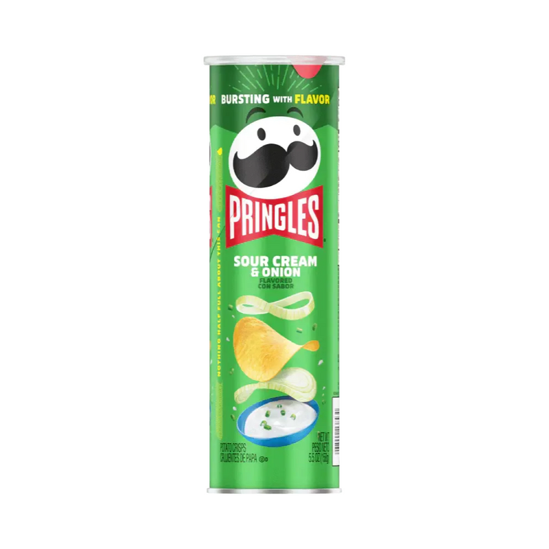 Pringles Potato Crisps Sour Cream And Onion 158g (5.5oz)