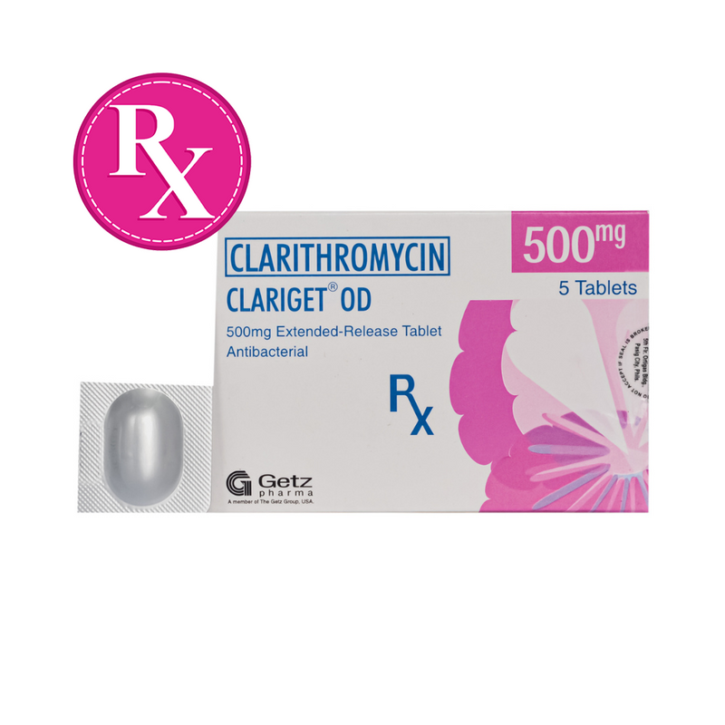 Clariget Od Clarithromycin Tablet 500mg By 1's