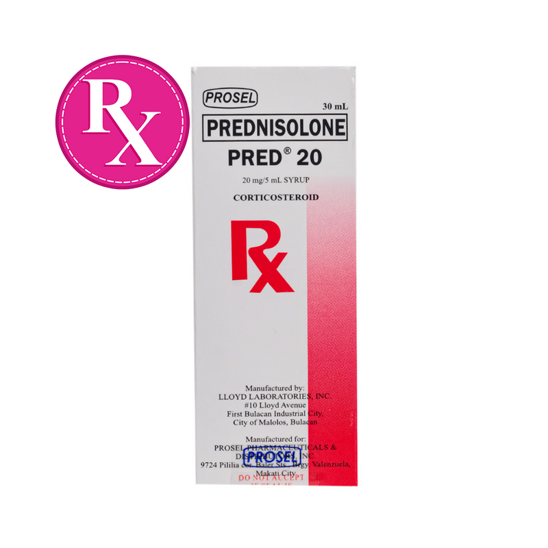 Prednisolone 20mg/5ml Syrup 30ml