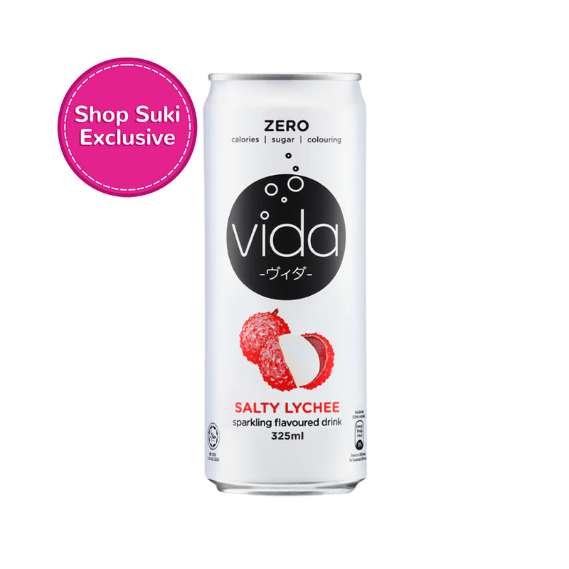 Zero Vida Salty Lychee Sparkling Flavoured Drink 325ml