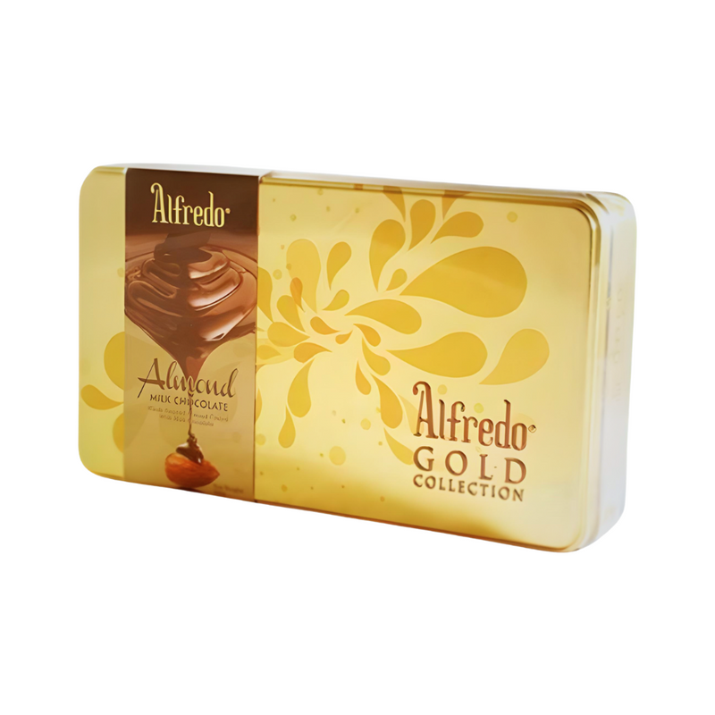 Alfredo Gold Collection Almonds Milk Chocolate 240g