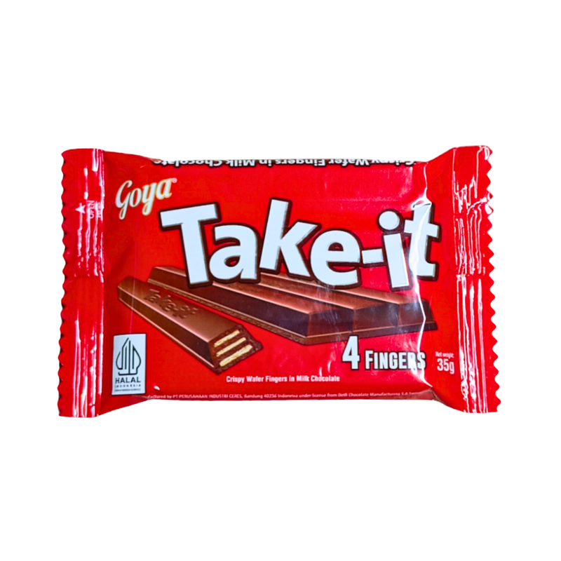 Goya Take-It Wafer Milk Chocolate 4 Fingers 35g