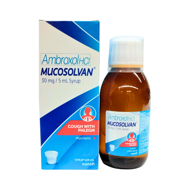 Mucosolvan Ambroxol 30mg/5ml Syrup 125ml