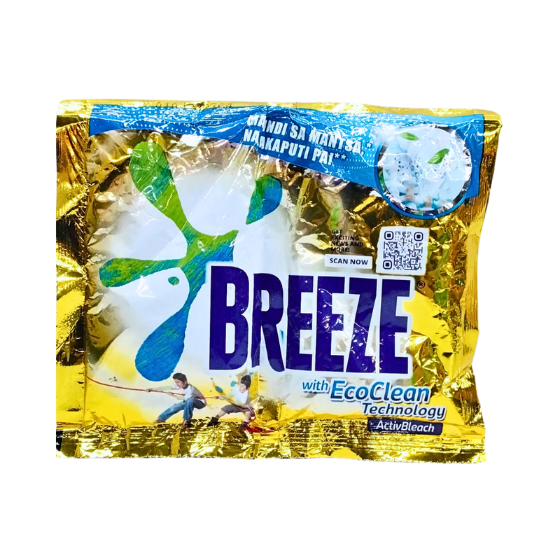 Breeze Powder Detergent ActivBleach With EcoClean Technology 66g