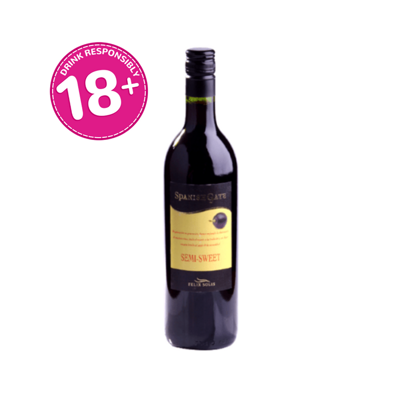 Spanish Gate Semi-Sweet Red Wine 750ml