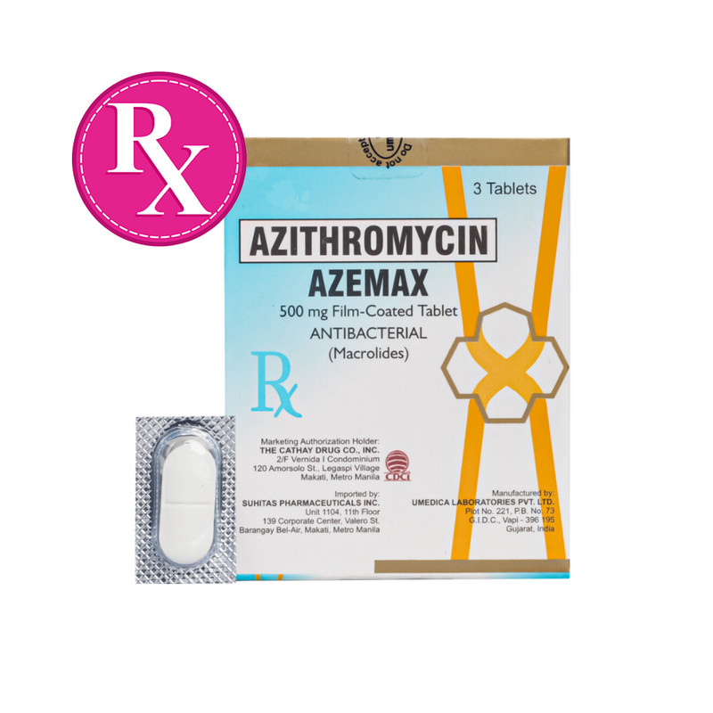 Azemac Azemax Film-Coated Tablet 500mg 1's