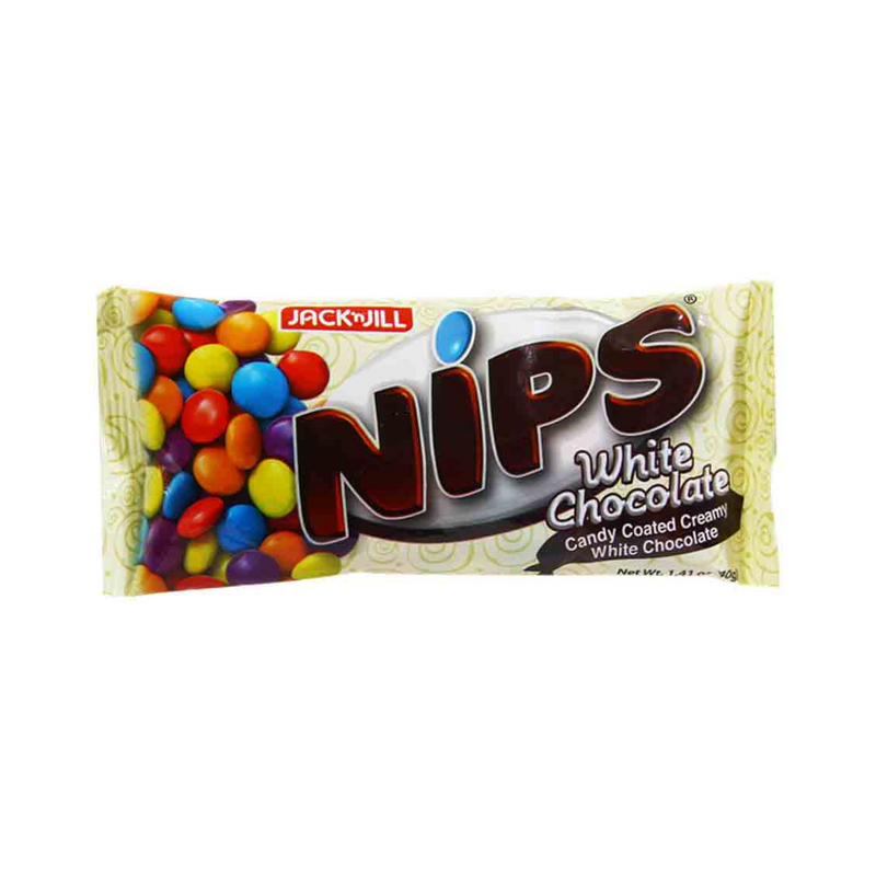 Jack 'n Jill Nips White Chocolate 40g