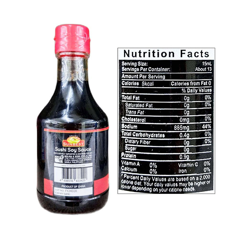 Sunbest Sushi And Sashimi Soy Sauce 200ml